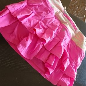 Ivivva girls tennis skirt sz 10